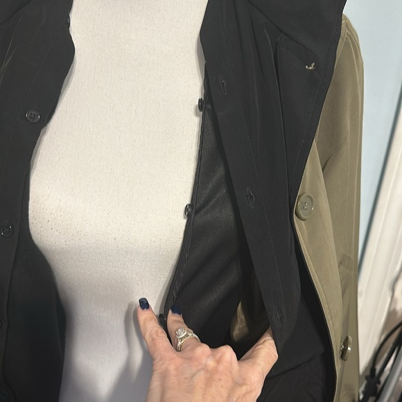 KC Collections Long Trench Coat - NWT! - Picture 7 of 11